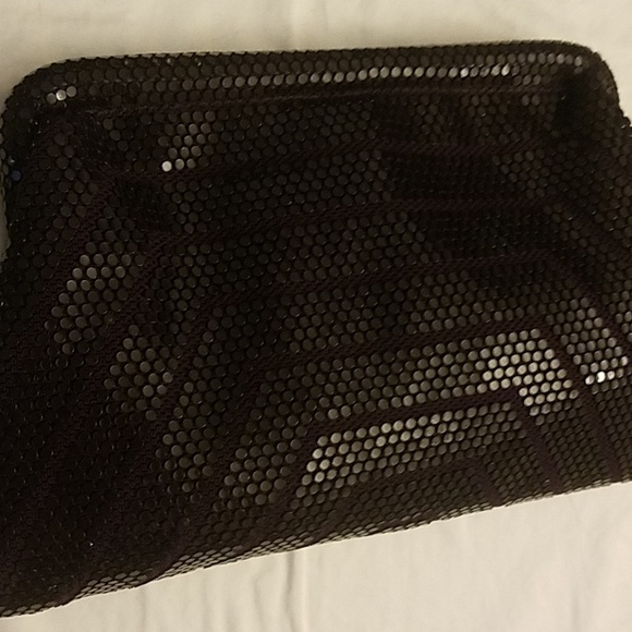 Vintage Purple and Black Sparkly Clutch - Picture 6 of 8